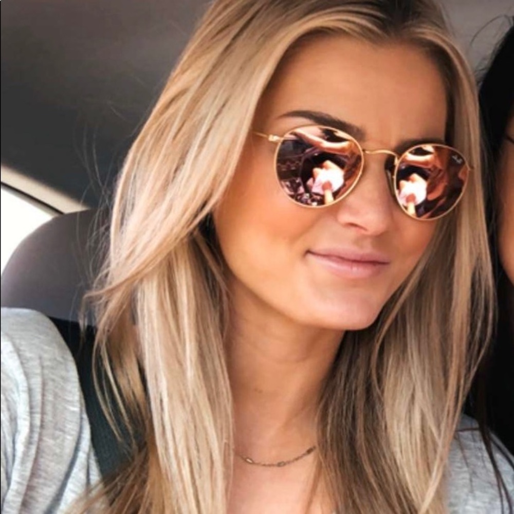Ray Ban Round Flash Lenses